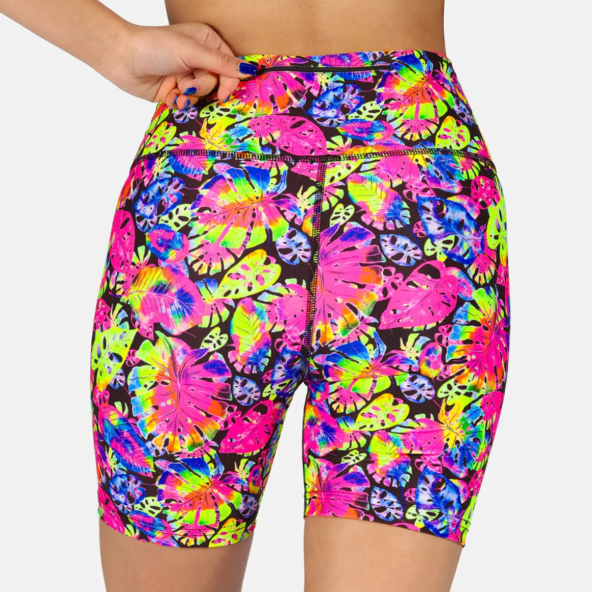 Summer Palm Running Shorts