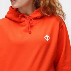 Sunset Orange Diamond Hoodie