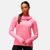 TKB Electric Pink Cowl Neck Hoodie