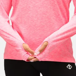 TKB Electric Pink Cowl Neck Hoodie