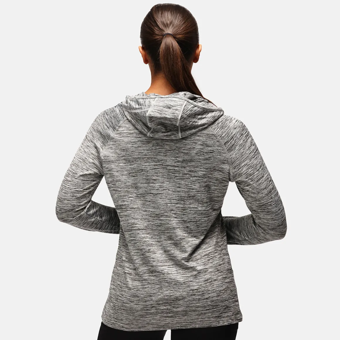 TKB Grey Cowl Neck Hoodie