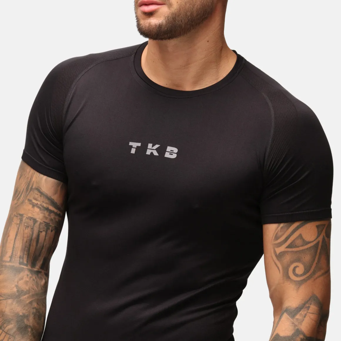 TKB Man Black Performance Seamless T-shirt