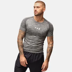 TKB Man Charcoal Performance Seamless T-Shirt