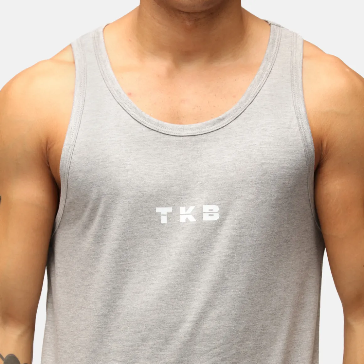 TKB Man Grey Tri Blend Vest