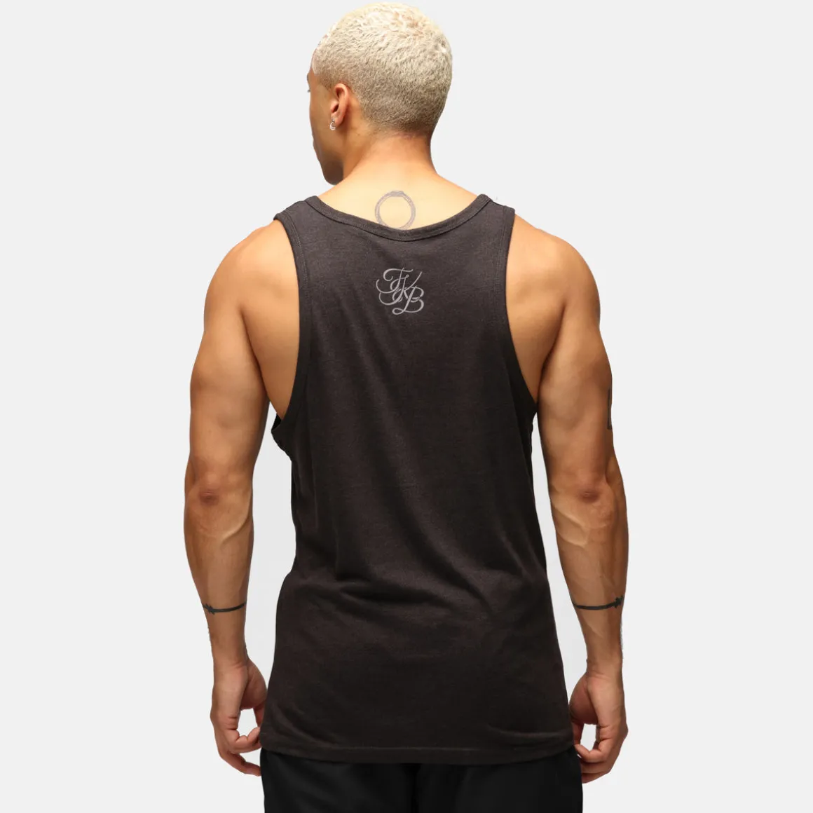 TKB Man Heather Black Tri Blend Vest