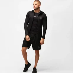 TKB Man Jet Black Zipped Hoodie