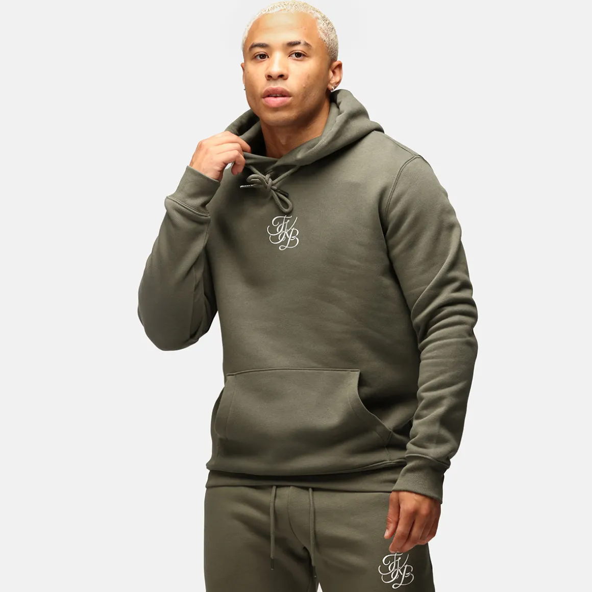 TKB Man Khaki Organic Hoodie