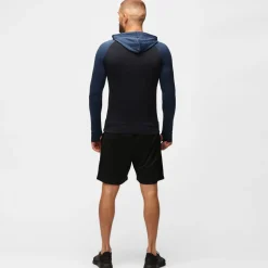 TKB Man Navy Melange Zipped Hoodie