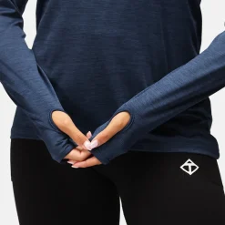 TKB Navy Cowl Neck Hoodie