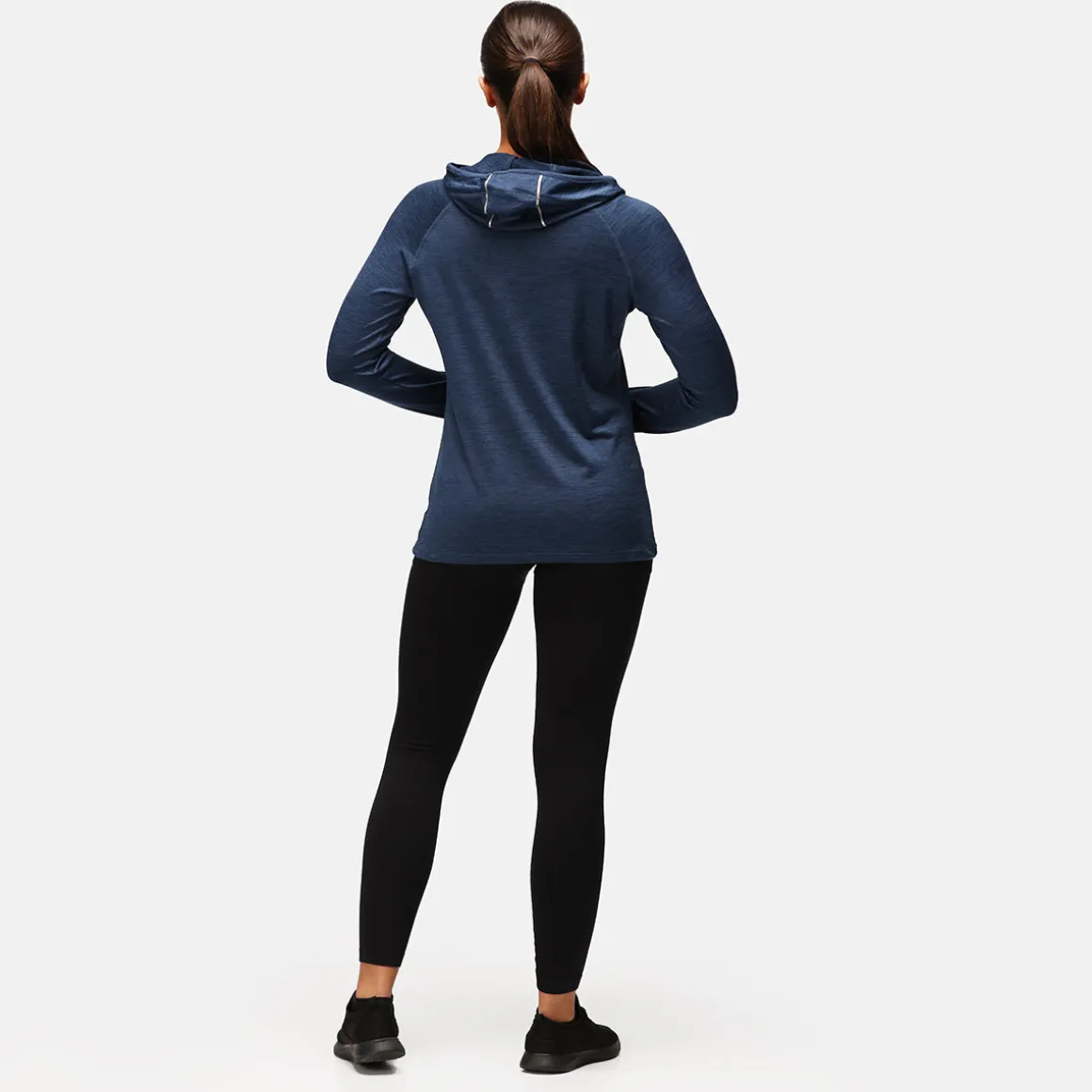 TKB Navy Cowl Neck Hoodie