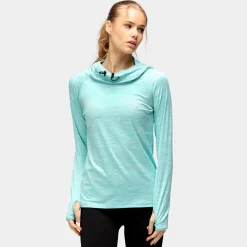 TKB Ocean Blue Cowl Neck Hoodie