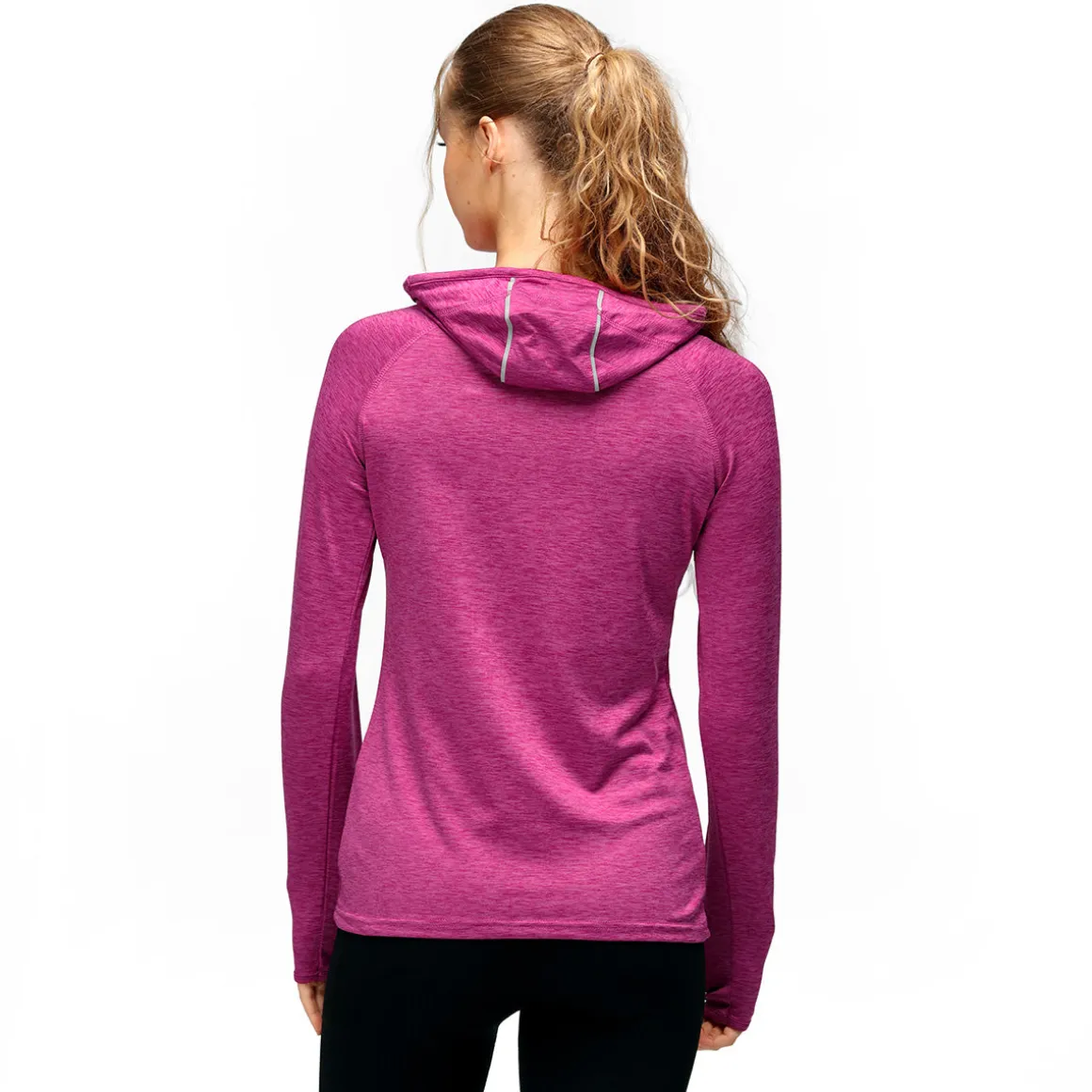 TKB Raspberry Cowl Neck Hoodie