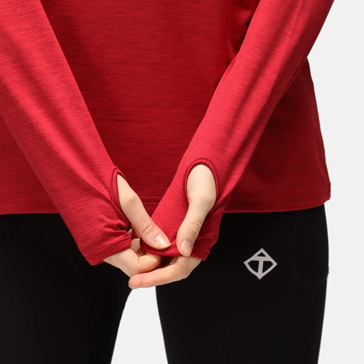 TKB Red Cowl Neck Hoodie