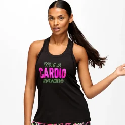 Why is Cardio So Hardio Mesh Racerback Vest