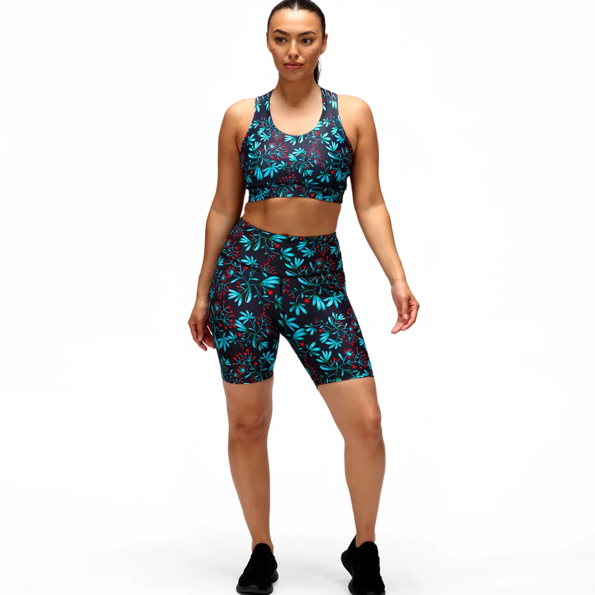 Winter Berries Running Shorts
