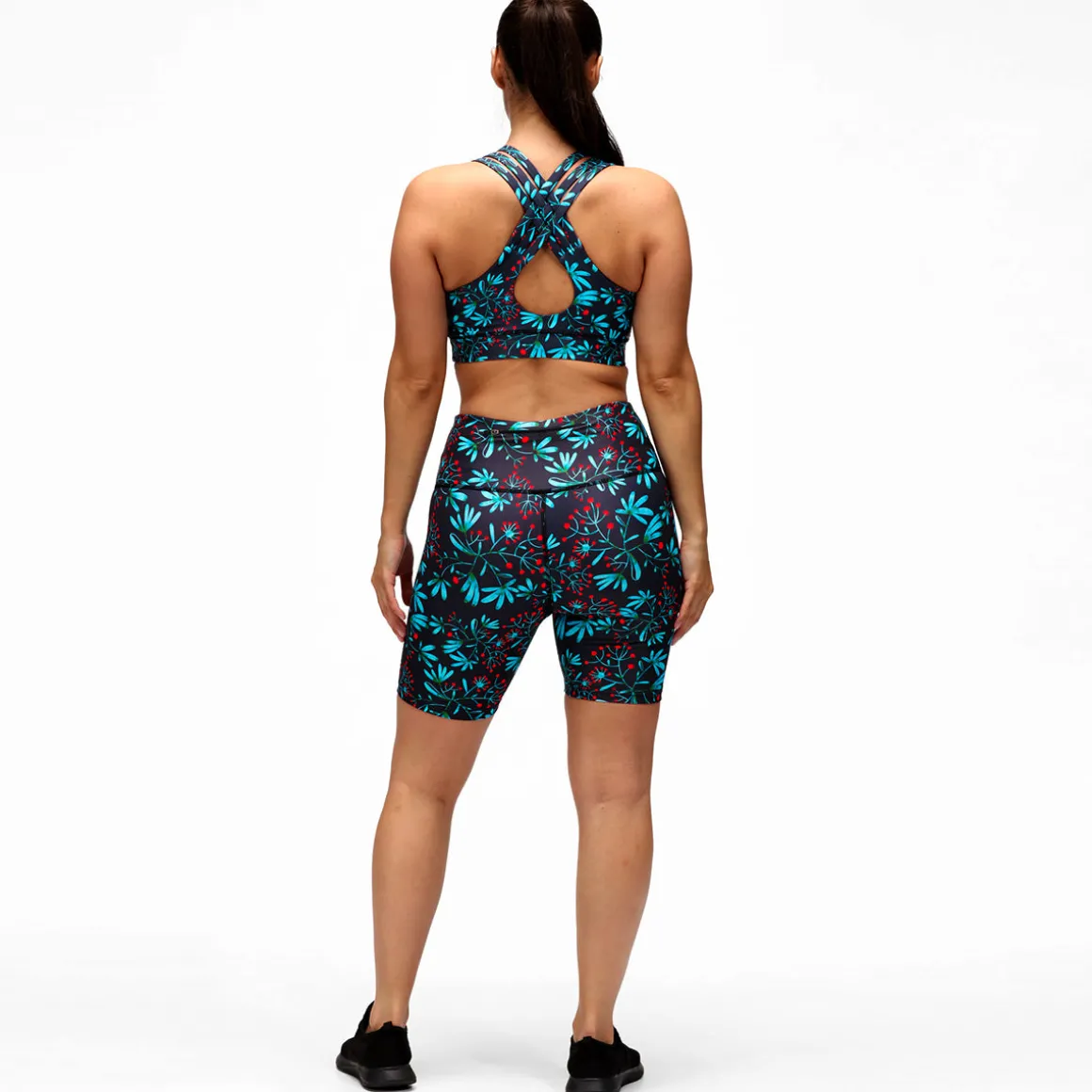 Winter Berries Running Shorts